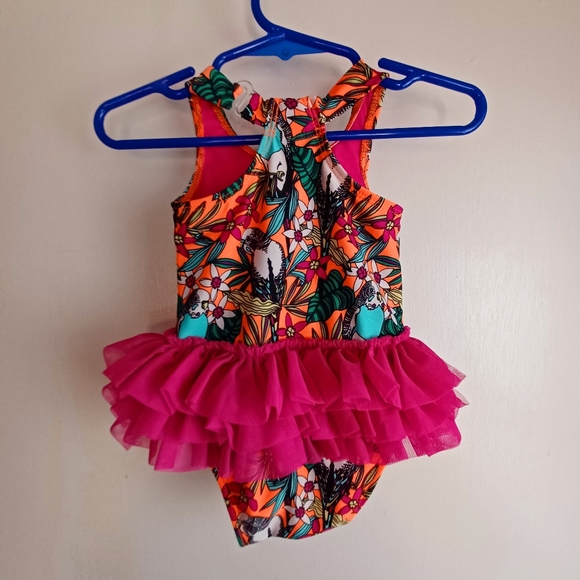 Swim Baby Girl Swimsuit One Piece With Tutu 9 Months Poshmark